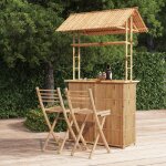 341741 vidaxl mobilier de bar 3 pcs bambou 341741 vidaxl mobilier de bar 3 pcs bambou