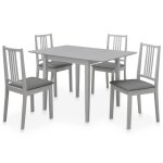 Vidaxl mobilier de salle à manger 5 pcs ensemble à dîner table et chaises de salle à manger mobilier ... Vidaxl mobilier de salle à manger 5 pcs ensemble à dîner table et chaises de salle à manger mobilier ...