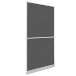 Vidaxl moustiquaire  charnires blanc pour porte 100x215 cm protection 141563