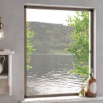 Vidaxl moustiquaire pour fen�tres marron 80x100 cm 153833