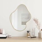 Vidaxl mural miroir de maquillage coiffeuse cosm�tique d�coration de chambre � coucher salle de bain ...