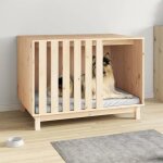 Vidaxl niche pour chien 100x70x72 cm bois de pin massif 822491