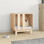 Vidaxl niche pour chien 50x40x52 cm bois de pin massif 822471