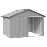 Vidaxl niche pour chien gris 1165x103x815 cm acier galvanisé 171542 Vidaxl niche pour chien gris 1165x103x815 cm acier galvanisé 171542