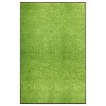 Vidaxl paillasson lavable vert 120x180 cm