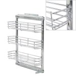 Vidaxl panier à 3 niveaux métallique de cuisine 47x155x555 cm 50968 Vidaxl panier à 3 niveaux métallique de cuisine 47x155x555 cm 50968