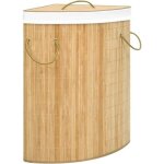 Vidaxl panier  linge dangle bambou 60 l