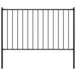 Vidaxl panneau de clture et poteaux clture de jardin exterieur arrire - cour rsistance aux intempries ...