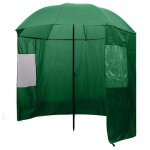 Vidaxl parapluie de pche vert 240x210 cm