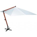 Vidaxl parasol 300 x 400 cm blanc