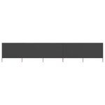 Vidaxl paravent 5 panneaux tissu 600 x 160 cm anthracite Vidaxl paravent 5 panneaux tissu 600 x 160 cm anthracite