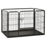 Vidaxl parc pour chiots acier 915x59x61 cm