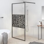 Vidaxl paroi de douche cloison de baignoire accessoire de salle de bain cloison de douche int�rieur 100x195 ...