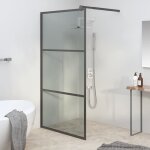 Vidaxl paroi de douche cloison de baignoire accessoire de salle de bain cloison de douche int�rieur 100x195 ...