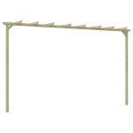 Vidaxl pergola de jardin 360 x 200 x 60 cm pin impr�gn�