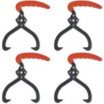 Vidaxl pinces  bches 4 pcs avec manche en pvc 141269