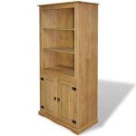 Placard - vidaxl - gamme corona - pin massif - 80x40x170 cm - 2 portes - marron Placard - vidaxl - gamme corona - pin massif - 80x40x170 cm - 2 portes - marron
