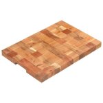 Vidaxl planche  dcouper 50x34x38 cm bois dacacia massif
