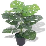 Vidaxl plante monstera artificielle avec pot 45 cm vert