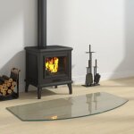 Vidaxl plaque de verre pour chemine 100x50 cm 324153
