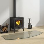 Vidaxl plaque de verre pour chemine 120x50 cm 324149