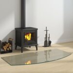 Vidaxl plaque de verre pour chemine 120x60 cm 324156