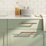 Vidaxl poign�es darmoire 10 pcs poign�es de placard poign�es en forme de t cuisine maison int�rieur bronze ...