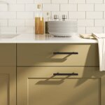 Vidaxl poign�es darmoire 10 pcs poign�es de placard poign�es en forme de t cuisine maison int�rieur noir ...