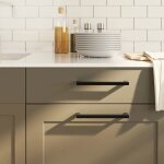 Vidaxl poignes darmoire 10 pcs poignes de porte avec vis poignes de tiroir pour placards buffets casiers ...