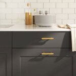 Vidaxl poign�es darmoire 20 pcs poign�es de porte avec vis poign�es de tiroir pour placards buffets casiers ...