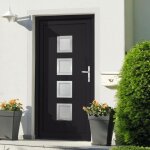 Vidaxl porte dentrée anthracite 108x200 cm pvc 3187859 Vidaxl porte dentrée anthracite 108x200 cm pvc 3187859