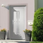 Vidaxl porte dentrée blanc 108x200 cm pvc 3187889 Vidaxl porte dentrée blanc 108x200 cm pvc 3187889