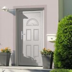 Vidaxl porte dentrée blanc 98x208 cm pvc 3187913 Vidaxl porte dentrée blanc 98x208 cm pvc 3187913