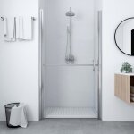 Vidaxl porte de douche paroi de douche cabine de douche ecran cloison de salle de bain maison int�rieur ...