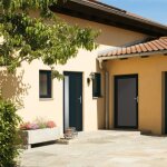 Vidaxl porte dentrée anthracite 98x200 cm pvc 3157103 Vidaxl porte dentrée anthracite 98x200 cm pvc 3157103