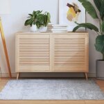 Vidaxl portes � persiennes 2 pcs bois de pin massif 615x594 cm