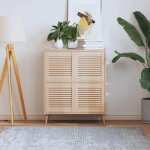 Vidaxl portes � persiennes 4 pcs bois de pin massif 395x394 cm