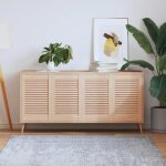 Vidaxl portes  persiennes 4 pcs bois de pin massif 615x394 cm