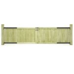 Portillons de jardin - vidaxl - 2 pcs - bois de pin imprégné - 300x150 cm - vert Portillons de jardin - vidaxl - 2 pcs - bois de pin imprégné - 300x150 cm - vert