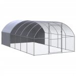 Vidaxl poulailler dext�rieur 3 x 6 x 2 m acier galvanis� 53. 55kg