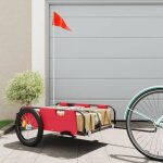 Vidaxl remorque de vélo rouge tissu oxford et fer chariot de vélo chariot de vélo remorque de vélo pour ... Vidaxl remorque de vélo rouge tissu oxford et fer chariot de vélo chariot de vélo remorque de vélo pour ...
