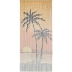 Vidaxl rideau de porte contre insectes bambou 90 x 200 cm