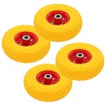 Vidaxl roues de diable 4 pcs caoutchouc 3. 00 - 4 (245x82)
