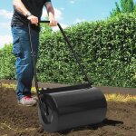 Vidaxl rouleau à gazon noir 63 cm 50 l Vidaxl rouleau à gazon noir 63 cm 50 l