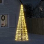 Vidaxl sapin de no�l � led 550 led blanc 300 cm 358112