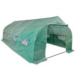 Vidaxl serre portable avec cadre en acier 18 m� serre de jardin plantes fleurs 42911