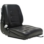 Sige de tracteur - vidaxl - dossier rglable - pvc impermable - confort optimal - 3 rglages de poids ...