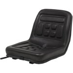 Si�ge de tracteur - vidaxl - universel - noir - m�tal - confortable et ajustable