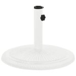 Vidaxl socle de parasol blanc 45x45x30 cm fonte 317770 Vidaxl socle de parasol blanc 45x45x30 cm fonte 317770