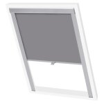 Vidaxl store enrouleur occultant gris m04 / 304 fen�tre bureau auvent rideau 131268